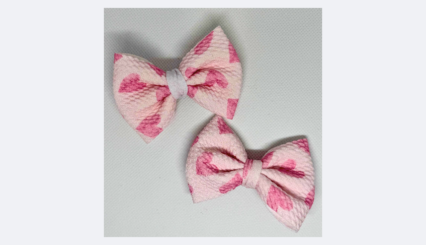 Baby Pink Heart Piggies