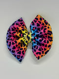 Neon Cheetah Bow