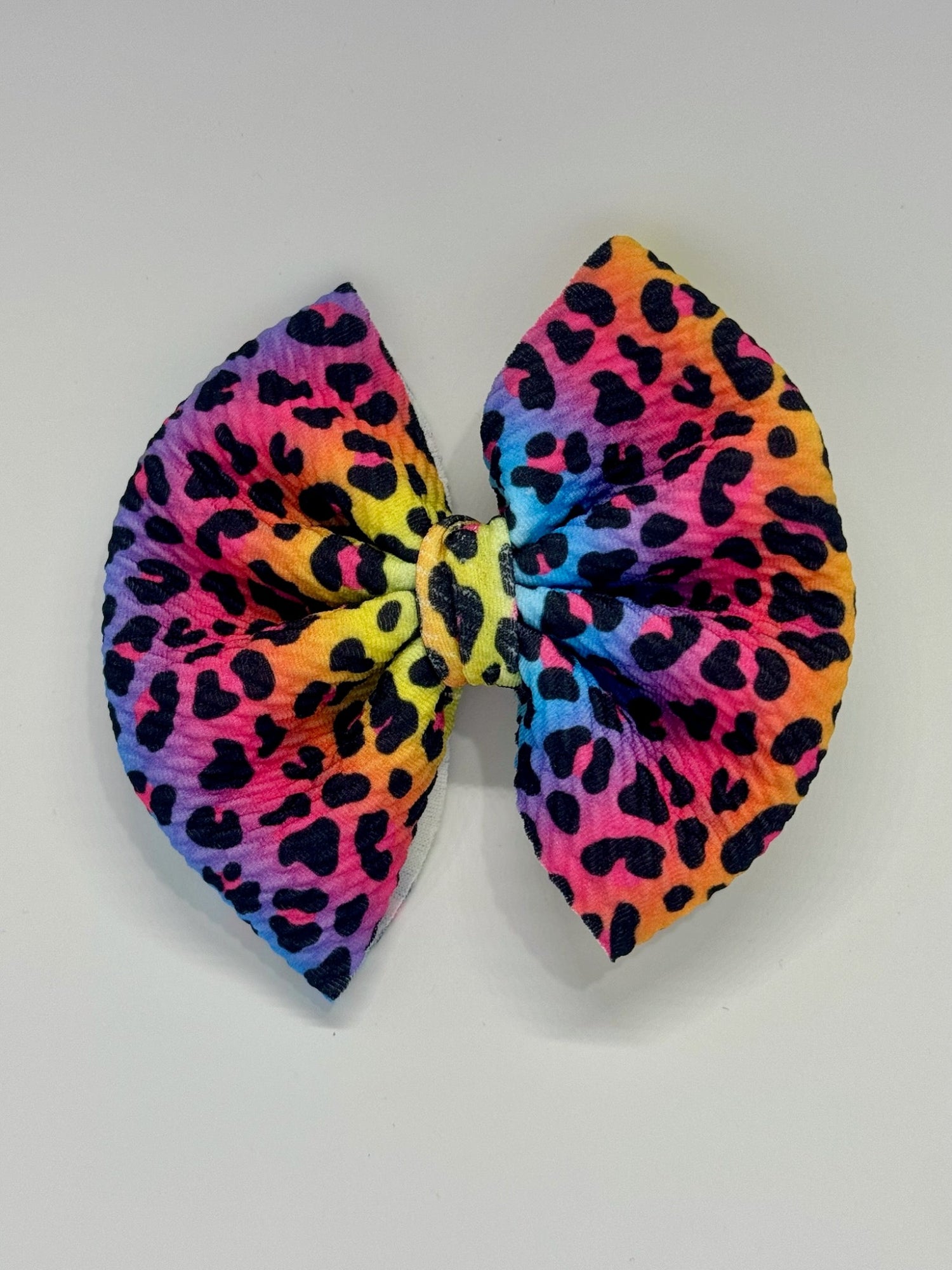 Neon Cheetah Bow