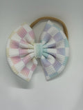 Pastel Checkered Baby Band